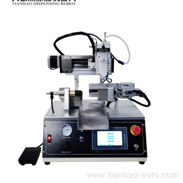 High precision Thread coating machine with Touch screen for bolt and screw.
